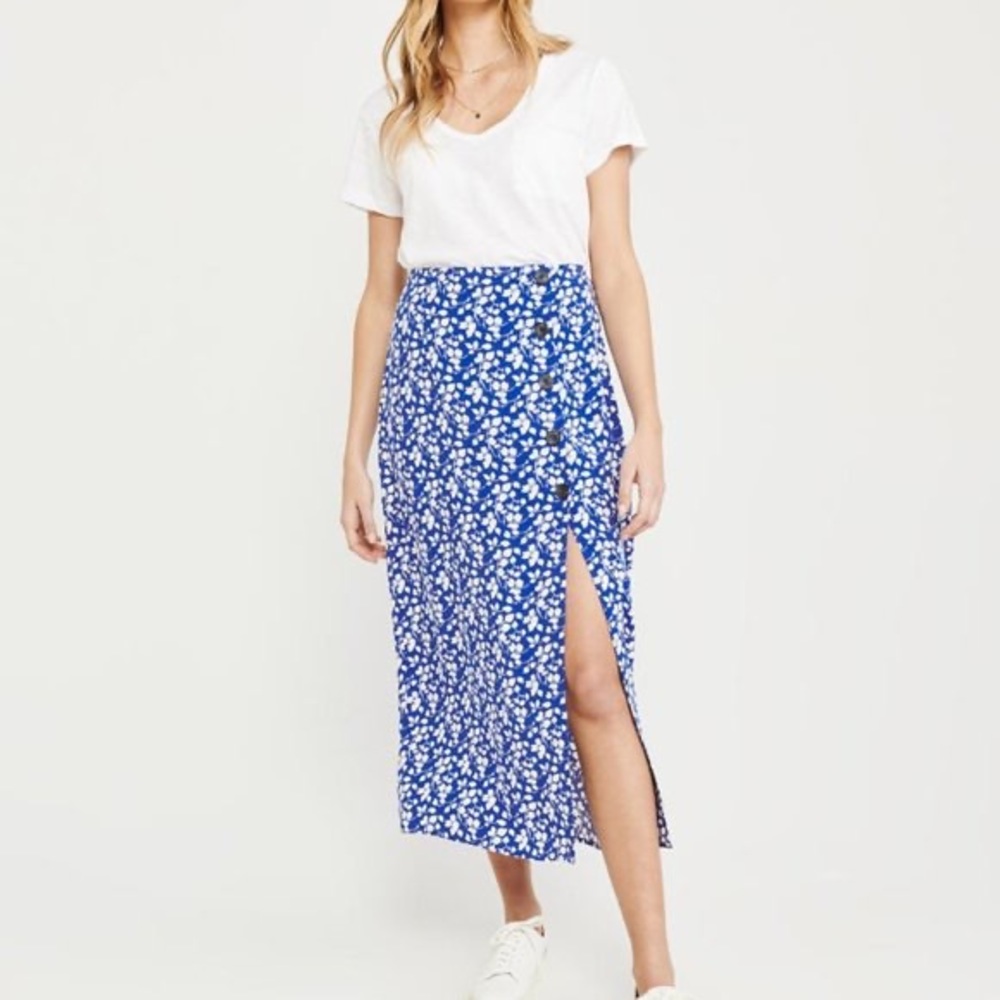 Abercrombie Maxi Front Botton Skirt